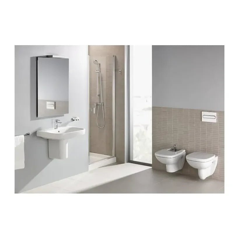 Roca Debba Toilette suspendue de 35,5 cm fabriquée en porcelaine de couleur blanche