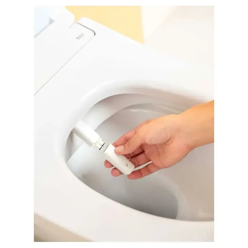 Roca Ona Toilette intelligente fabriquée en porcelaine de couleur blanche pour réservoir encastré avec fonction de lavage et de séchage