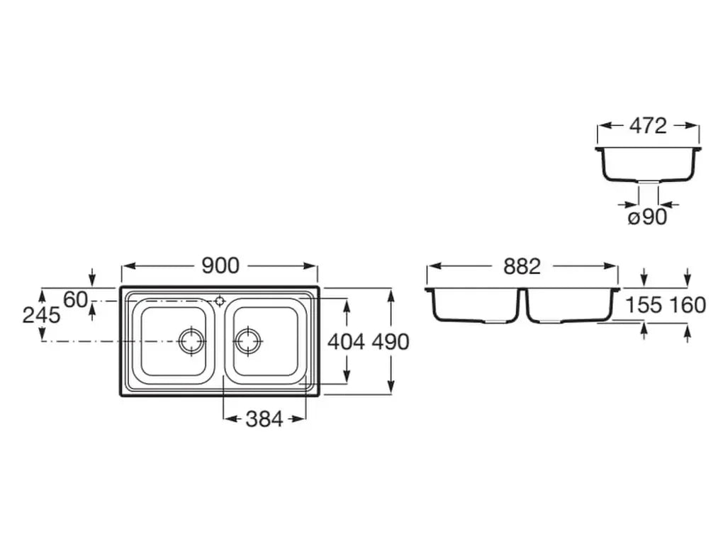 roca_victoria_a872901a01_fregadero_de_dos_cubetas_de_acero_inoxidable_con_acabado_en_color_cromo_2