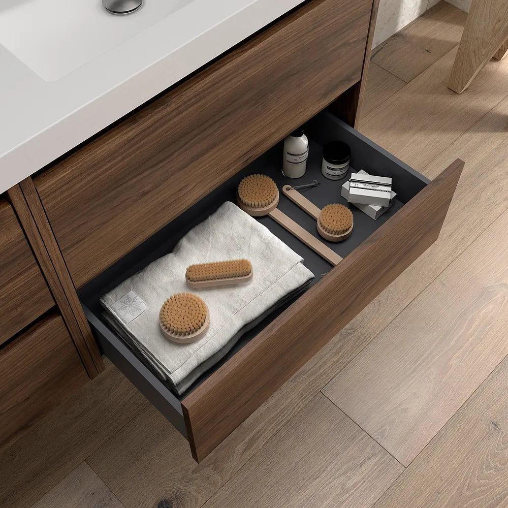 Mueble de Baño con Lavabo y 2 Cajones Salgar Noja 70 cm - Vista 2
