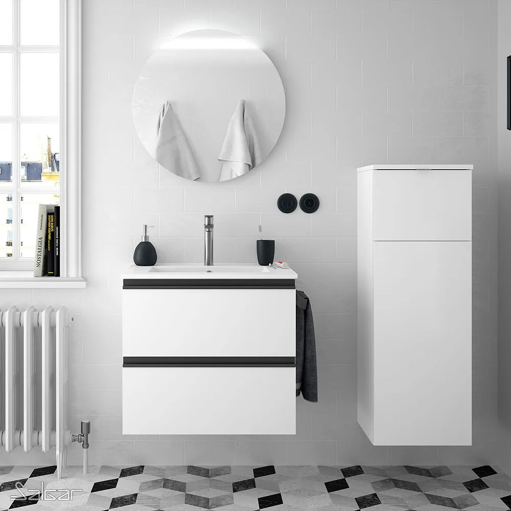 Mueble de Baño Salgar Spirit 60 cm Blanco Brillo - Vista 2