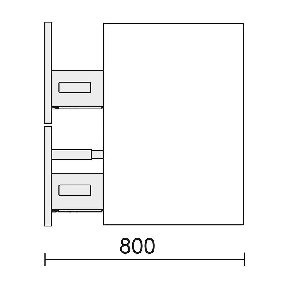 Mueble de Baño Salgar Spirit 60 cm Blanco Brillo - Vista 11