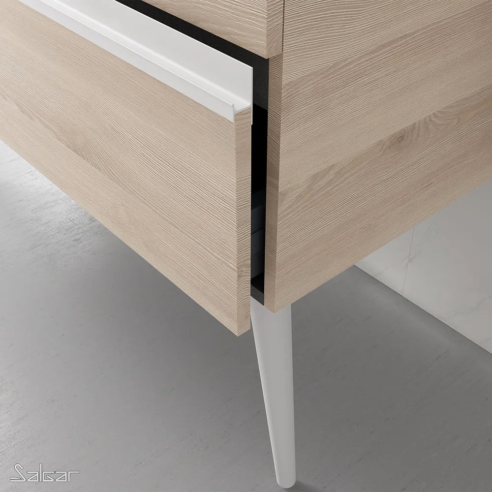 Mueble de Baño con Lavabo y 2 Cajones Salgar Spirit 100 cm - Vista 4