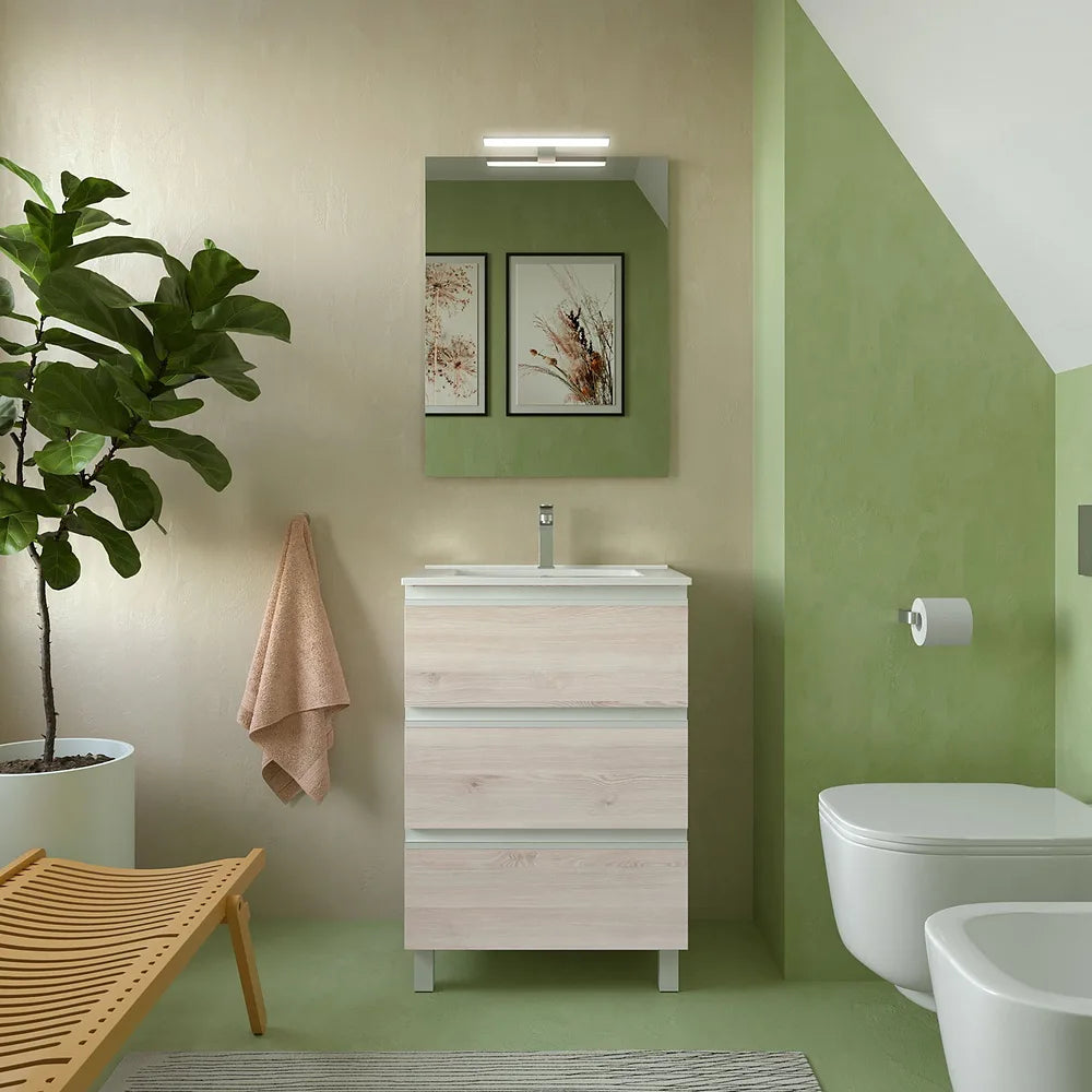 Mueble de Baño Salgar Spirit 60 cm Roble Natural - Vista 1