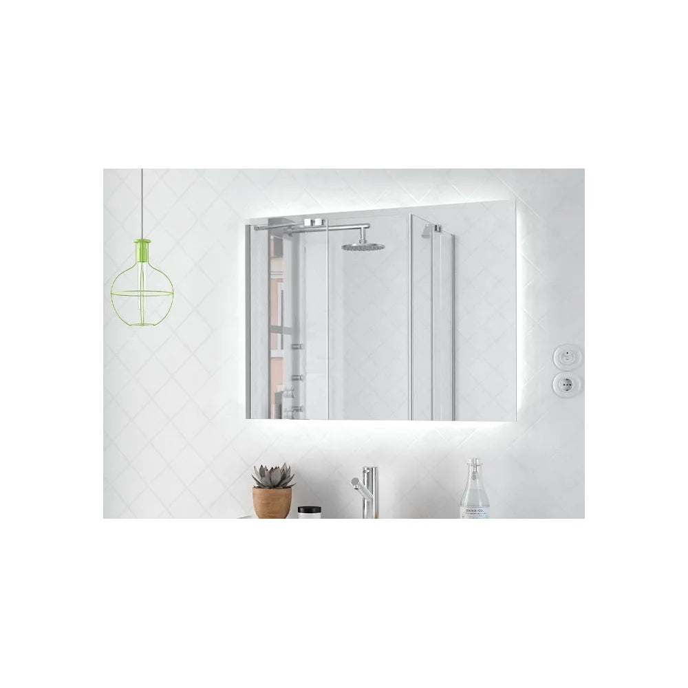 Mueble de Baño con Lavabo y 3 Cajones Salgar Spirit 80 cm Blanco Brillo - Vista 3