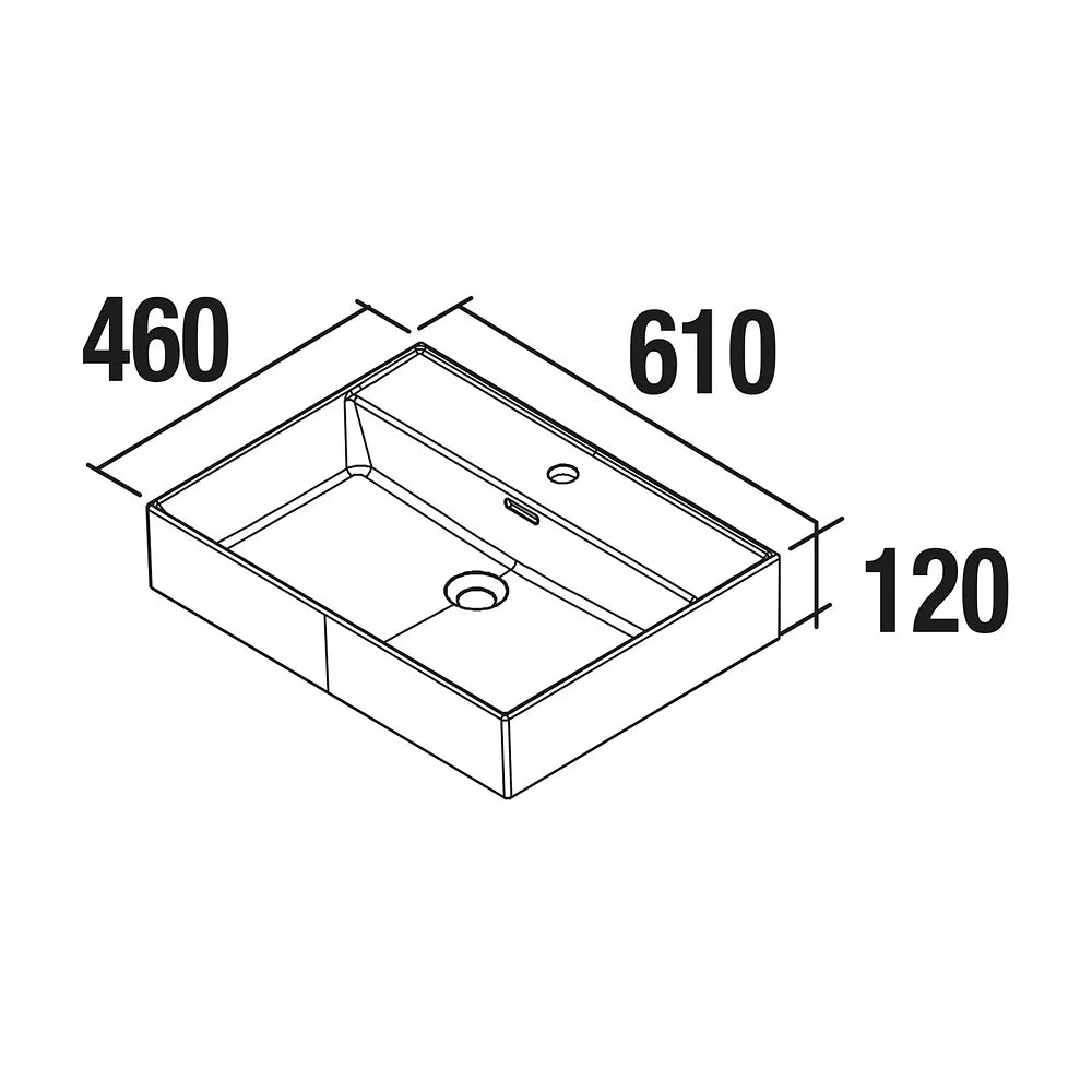 Mueble de Baño 2 Cajones Salgar Monterrey 60 cm Roble Natural - Vista 6