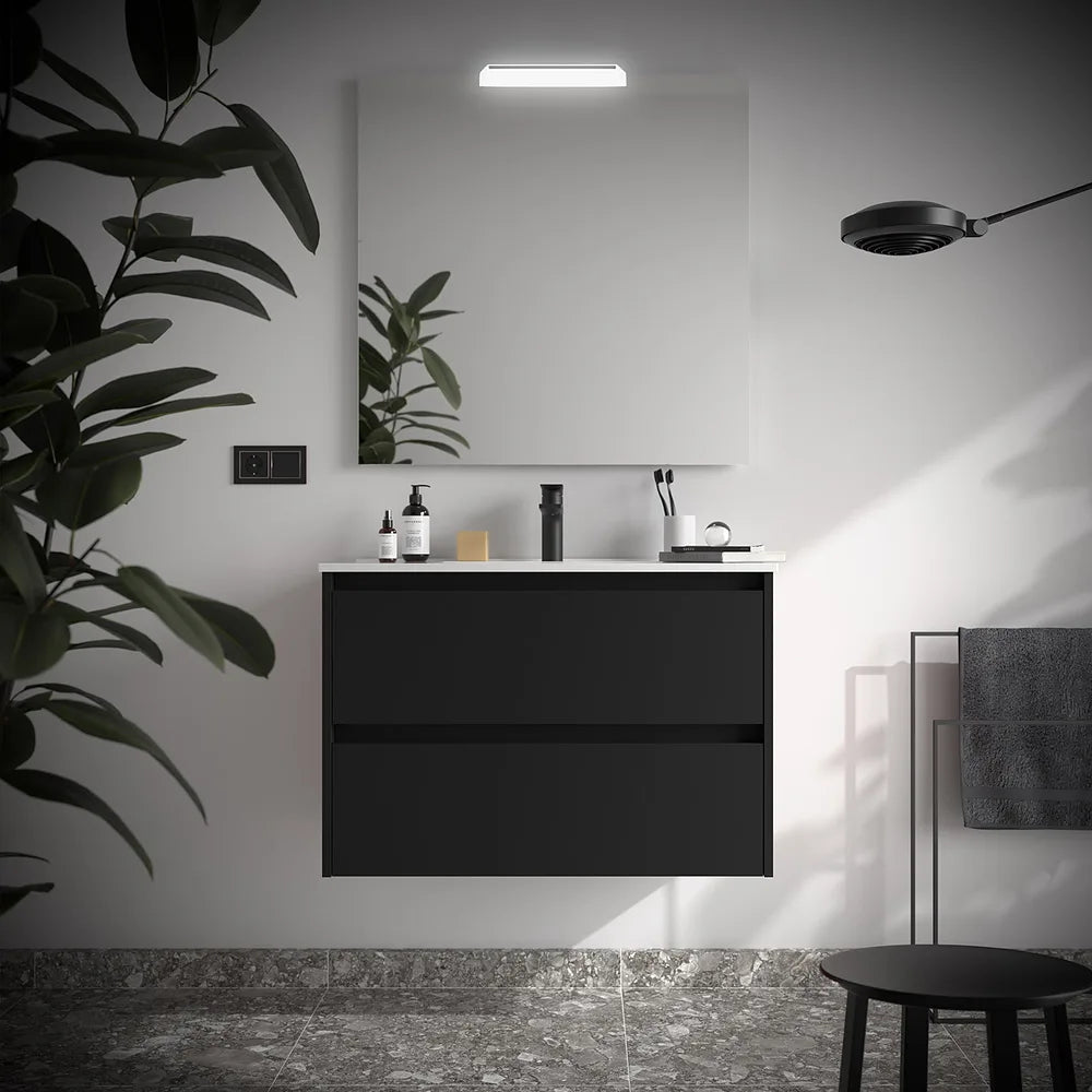 Mueble de Baño con Lavabo y 2 Cajones Salgar Noja - Vista 3