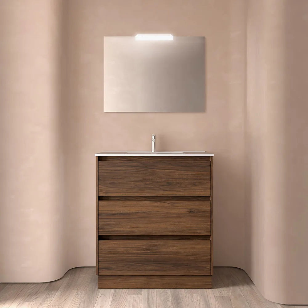 Mueble de Baño con Lavabo y 3 Cajones Salgar Noja 80 cm - Vista 1