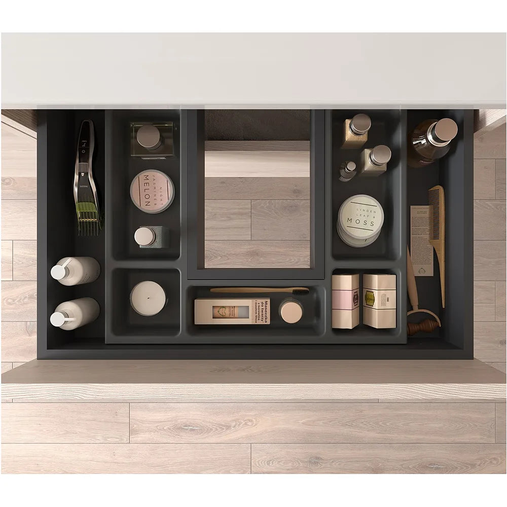 Mueble de Baño con Encimera y 3 Cajones Salgar Optimus Roble Natural - Vista 2