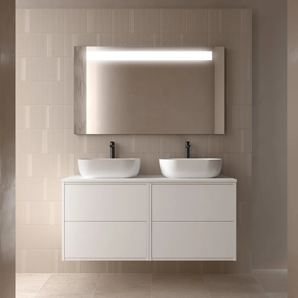 Mueble de Baño con Encimera Salgar Optimus Blanco - Vista 1