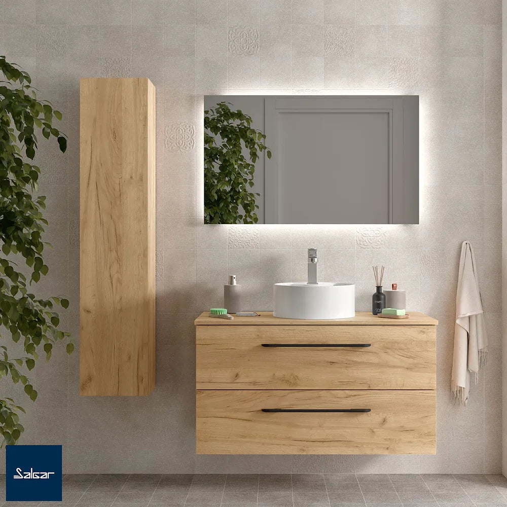 Mueble de Baño Suspendido con Lavabo Salgar - Vista 1