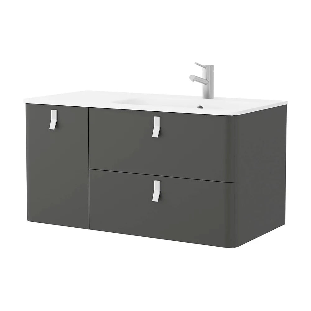 Mueble de Baño con Lavabo Salgar Uniiq 120 cm Gris Antracita - Vista 1