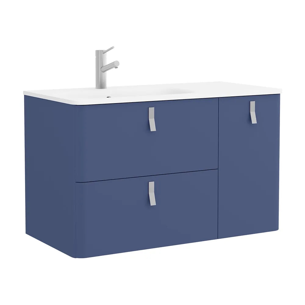 Mueble de Baño con Lavabo Salgar Uniiq 120 cm Azul - Vista 1