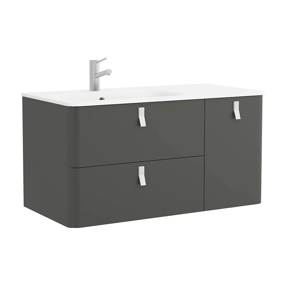 Mueble de Baño con Lavabo Salgar Uniiq 120 cm Gris Antracita - Vista 1