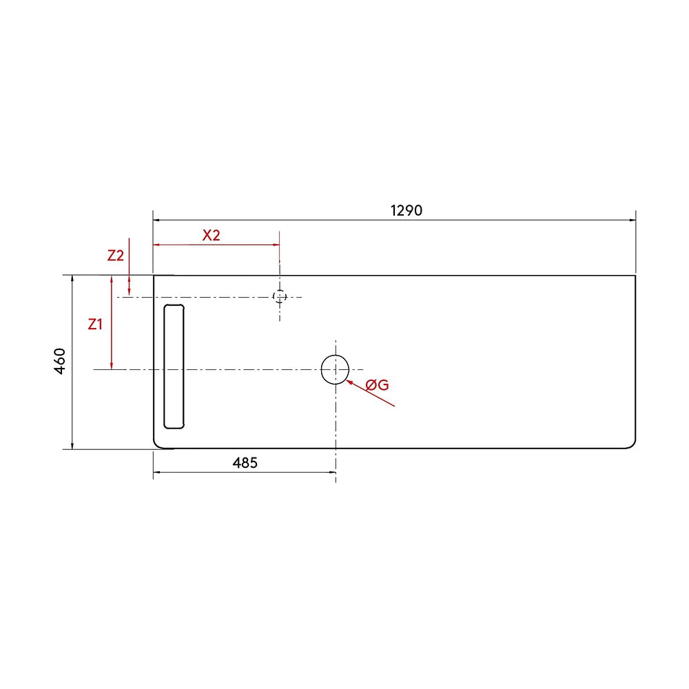 Mueble de Baño Lavabo sobre Encimera Salgar Uniiq 120 cm Negro Mate - Vista 15