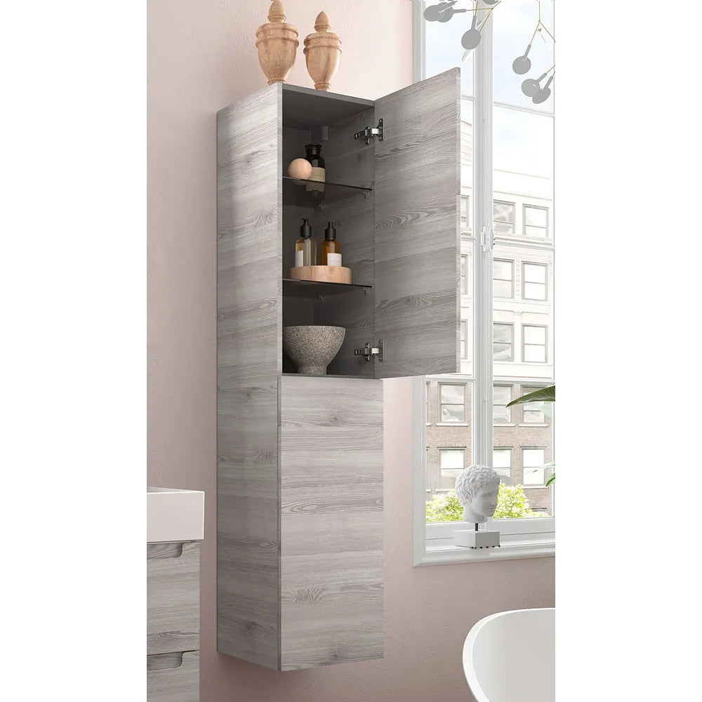 Mueble de Baño Suspendido con Lavabo y 2 Cajones Salgar Fussion Line Pino Bahía - Vista 9
