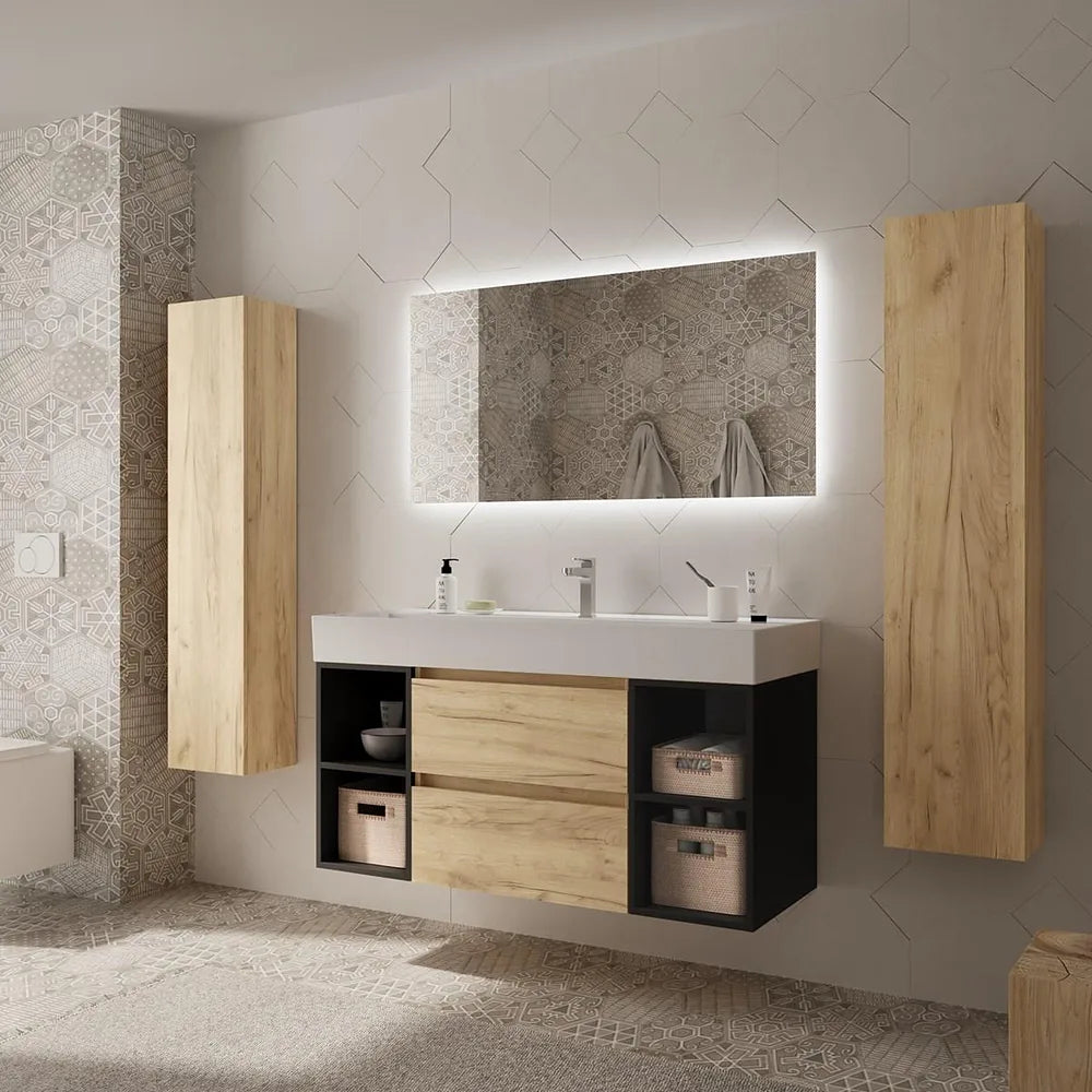 Mueble de Baño Salgar Bequia Negro Mate - Vista 3