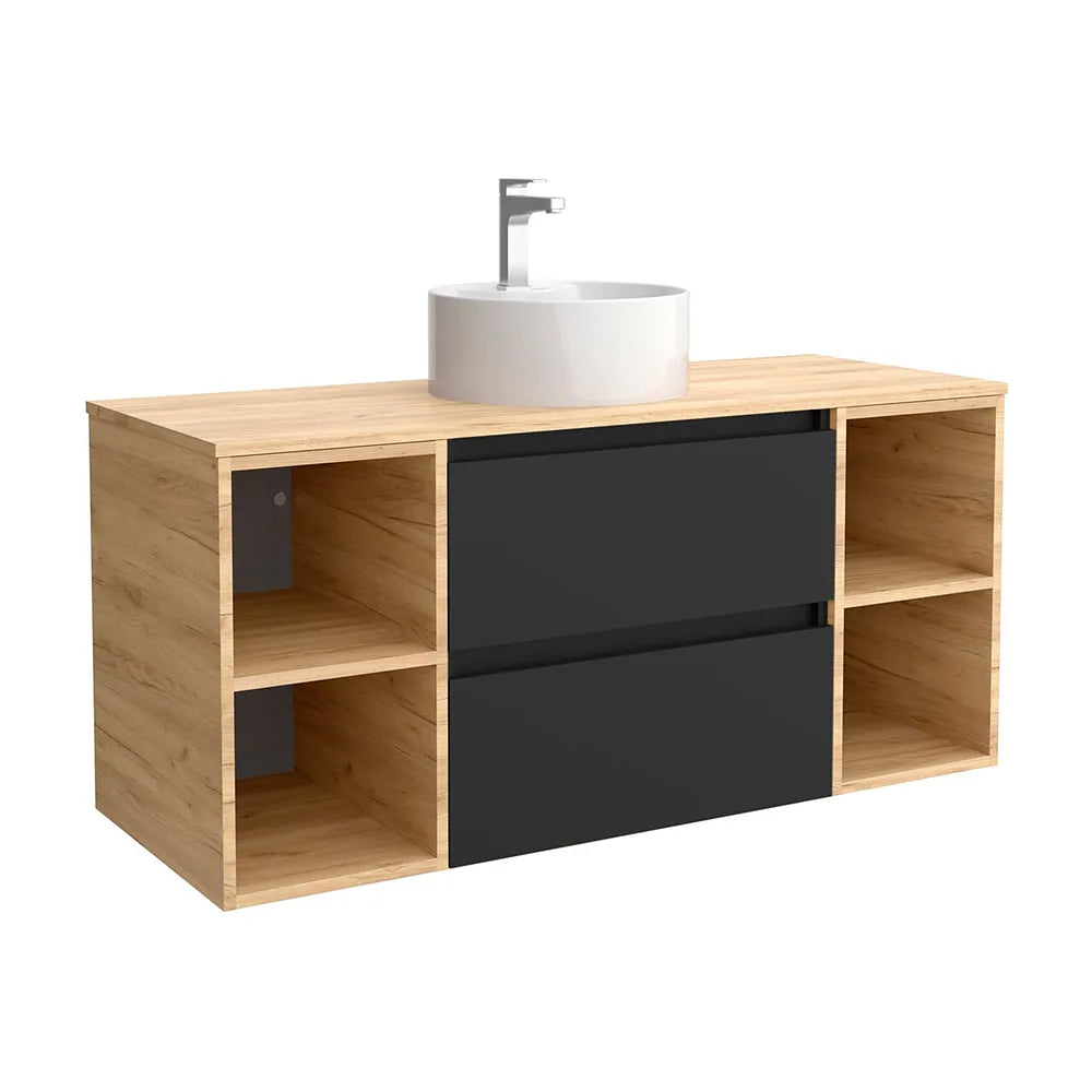 Mueble de Baño Salgar Bequia Negro Mate - Vista 1