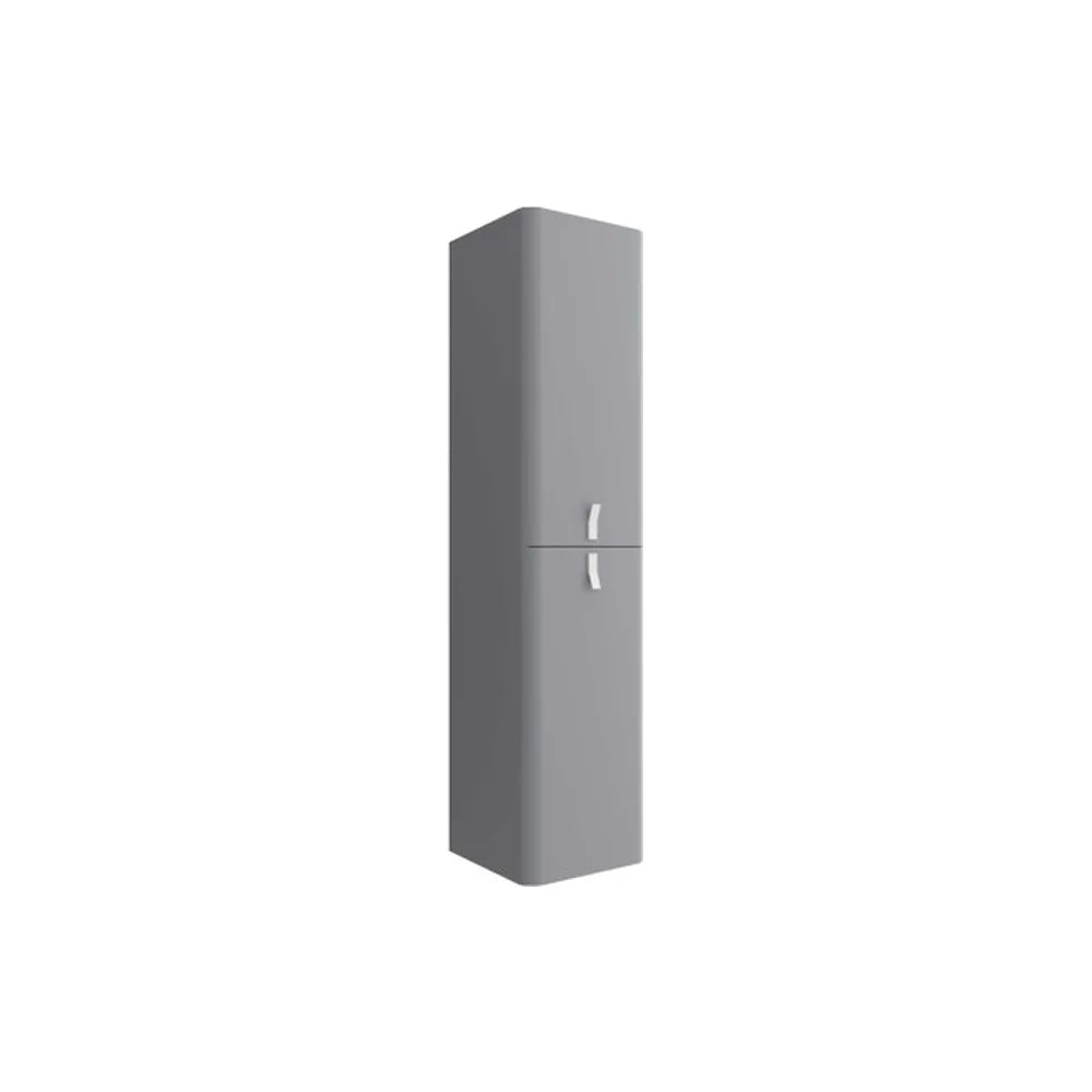 Mueble de Baño Suspendido con Lavabo y 2 Cajones Salgar Uniiq 60 cm Gris Humo - Vista 5