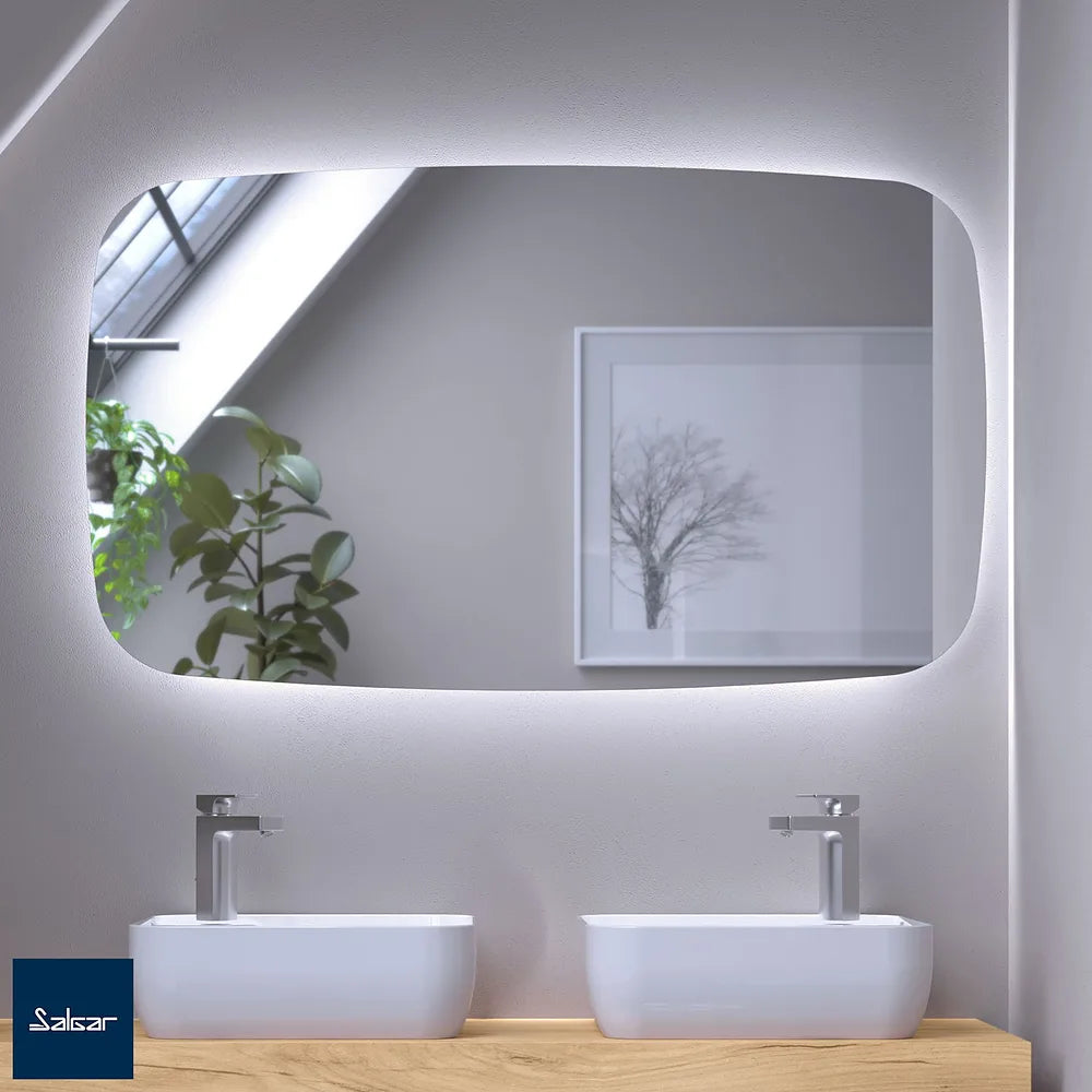 Mueble de Baño Suspendido con Lavabo y 2 Cajones Salgar Uniiq 60 cm - Vista 4