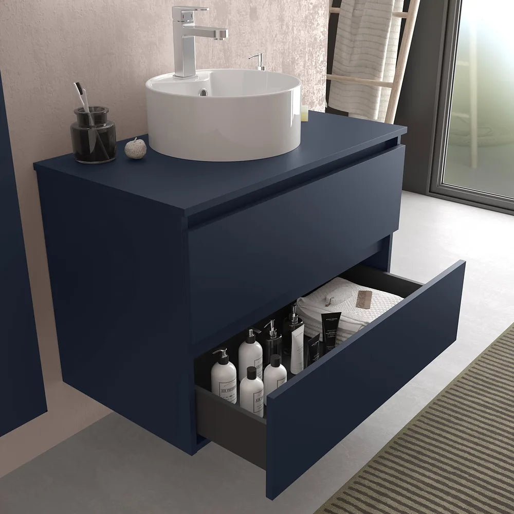 Mueble de Baño con Lavabo y 4 Cajones Salgar Bequia 120 cm Azul - Vista 2
