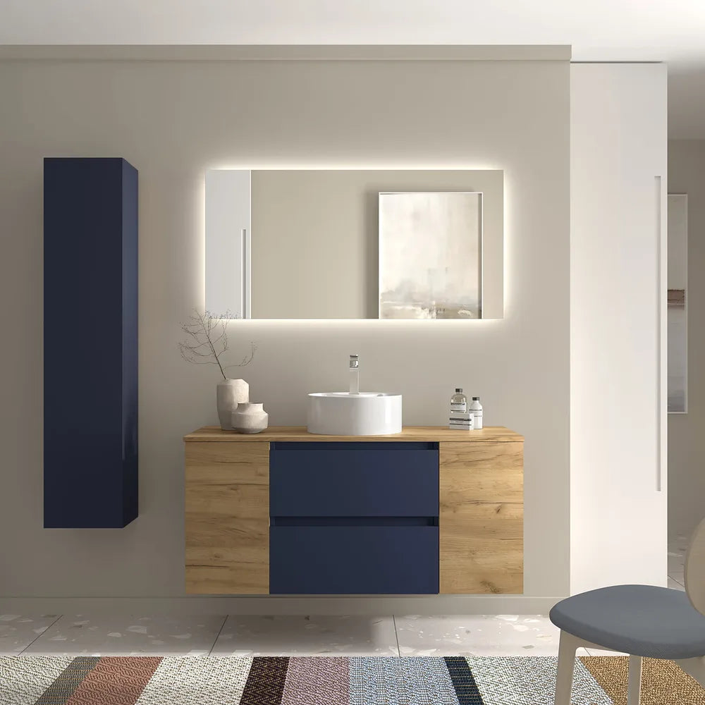 Mueble de Baño Lavabo sobre Encimera Salgar Bequia Plus 120 cm Azul - Vista 1