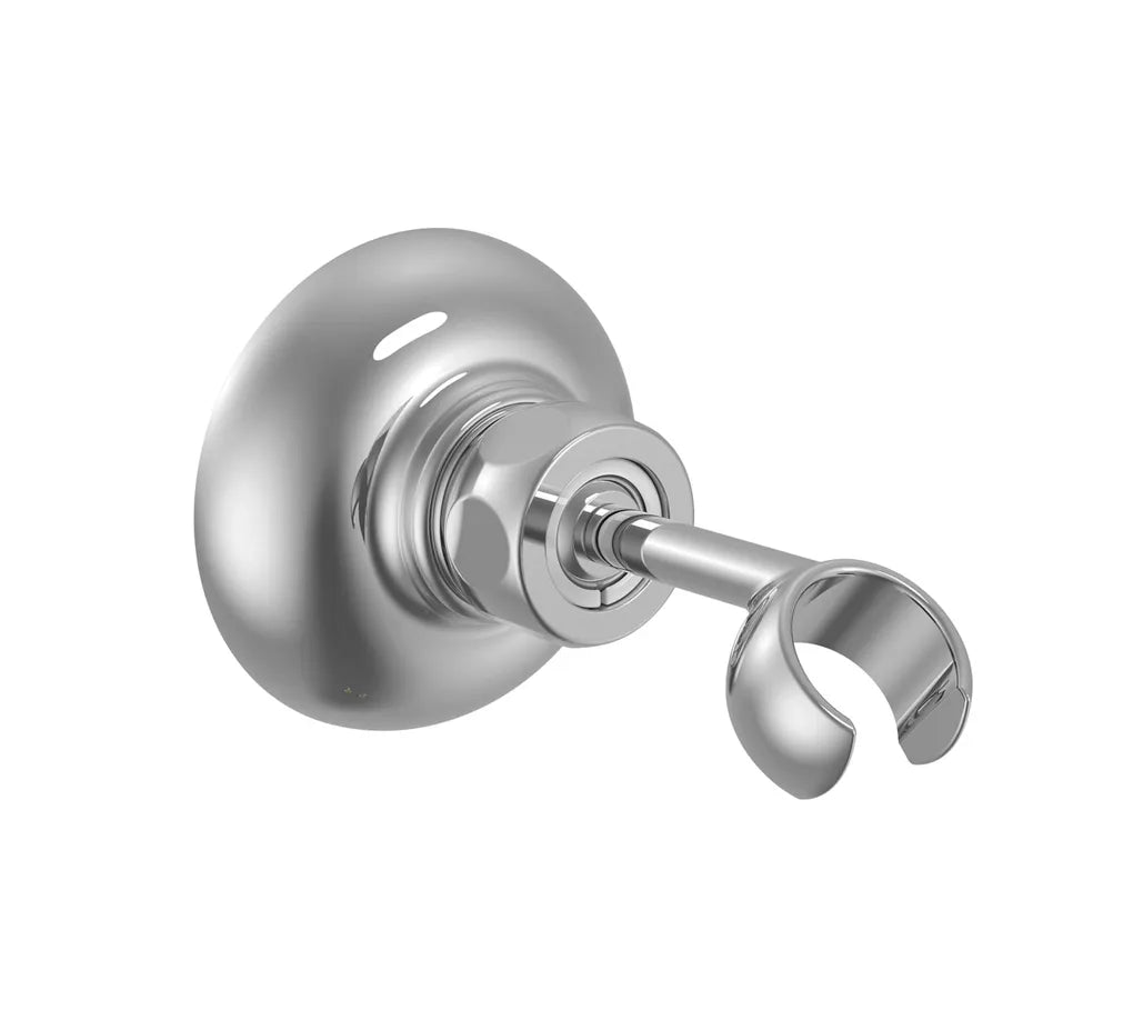 Soporte orientable de ducha para rociador en latón con acabado cromado brillante TRES 0