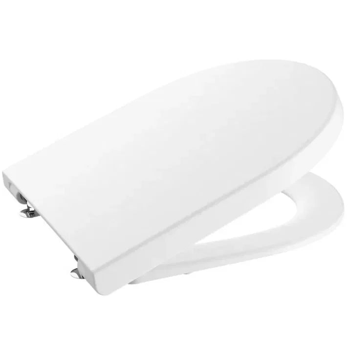 ROCA THE GAP A801D12001 Tapa y aro amortiguada antibacteriana con un acabado en color blanco Round - MerkiMarket