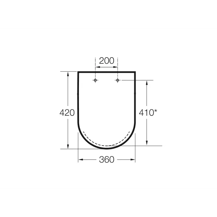 ROCA HALL A801622004 Tapa y aro compacto con caída amortiguada color blanco de resina termo endurecida - MerkiMarket