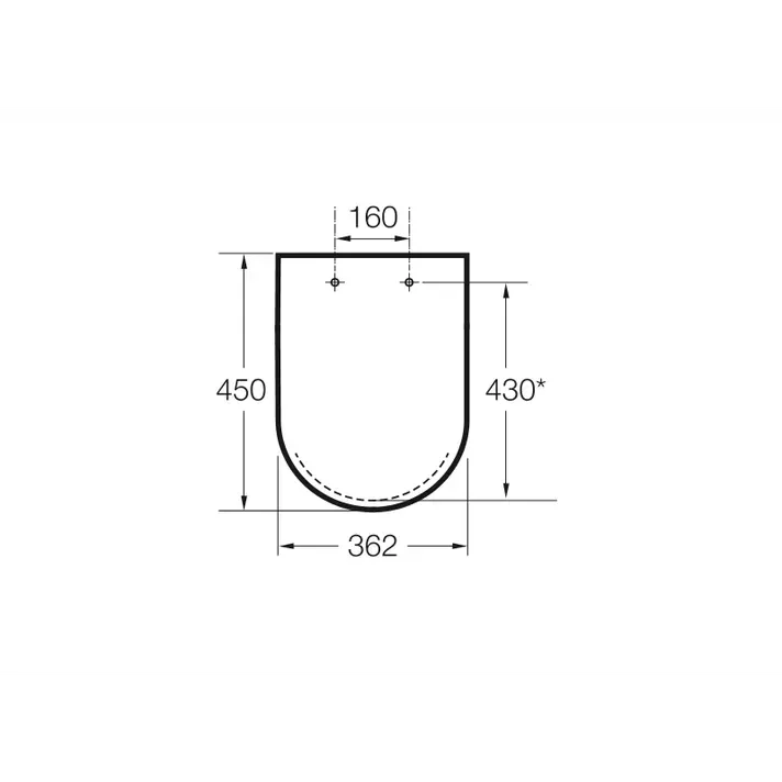 ROCA MERIDIAN A8012A200B Tapa y aro de caída amortiguada fabricados en material antibacteriano - MerkiMarket