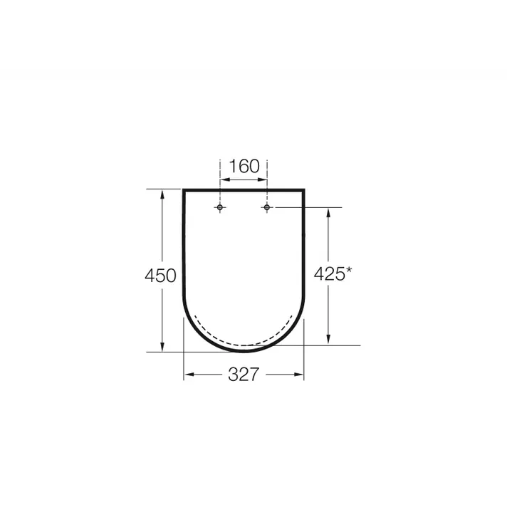 ROCA DAMA RETRO A801327004 Tapa y asiento para inodoro con caída normal de material antibacteriano de fácil extracción - MerkiMarket