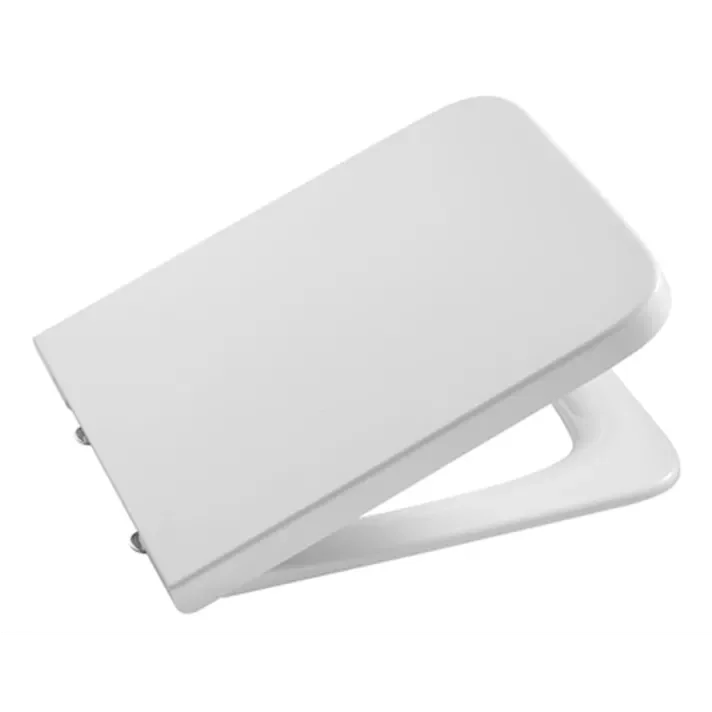 ROCA INSPIRA A80153200B Tapa y aro fabricado en material antibacteriano y latón cromado de forma cuadrada - MerkiMarket