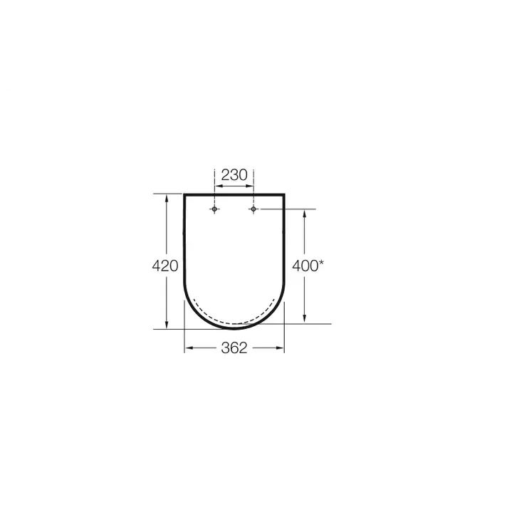 ROCA MERIDIAN A8012AB00B Tapa y aro para inodoro compacto fabricados en material antibacteriano - MerkiMarket