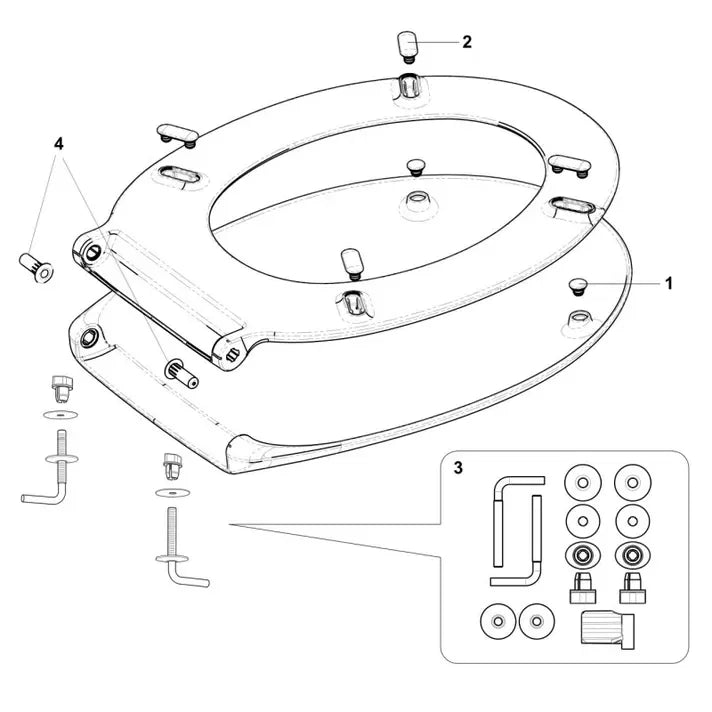 ROCA VICTORIA A801B6000B Tapa y asiento para inodoro con caída normal - MerkiMarket