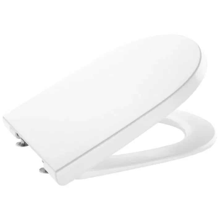 ROCA THE GAP A801D20001 Tapa y aro antibacteriano con un diseño circular y un acabado en color blanco Round - MerkiMarket