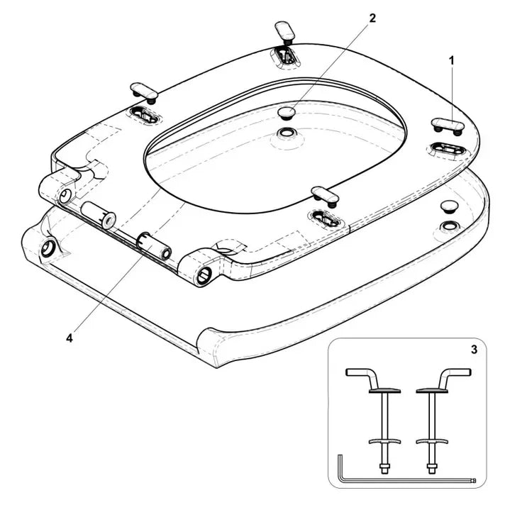 ROCA DEBBA A8019D000B Tapa y asiento con caída normal Supralit - MerkiMarket