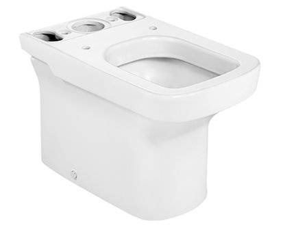 Taza de Inodoro Tanque Bajo Compacto Rimless Dama Blanco Roca - Vista 1