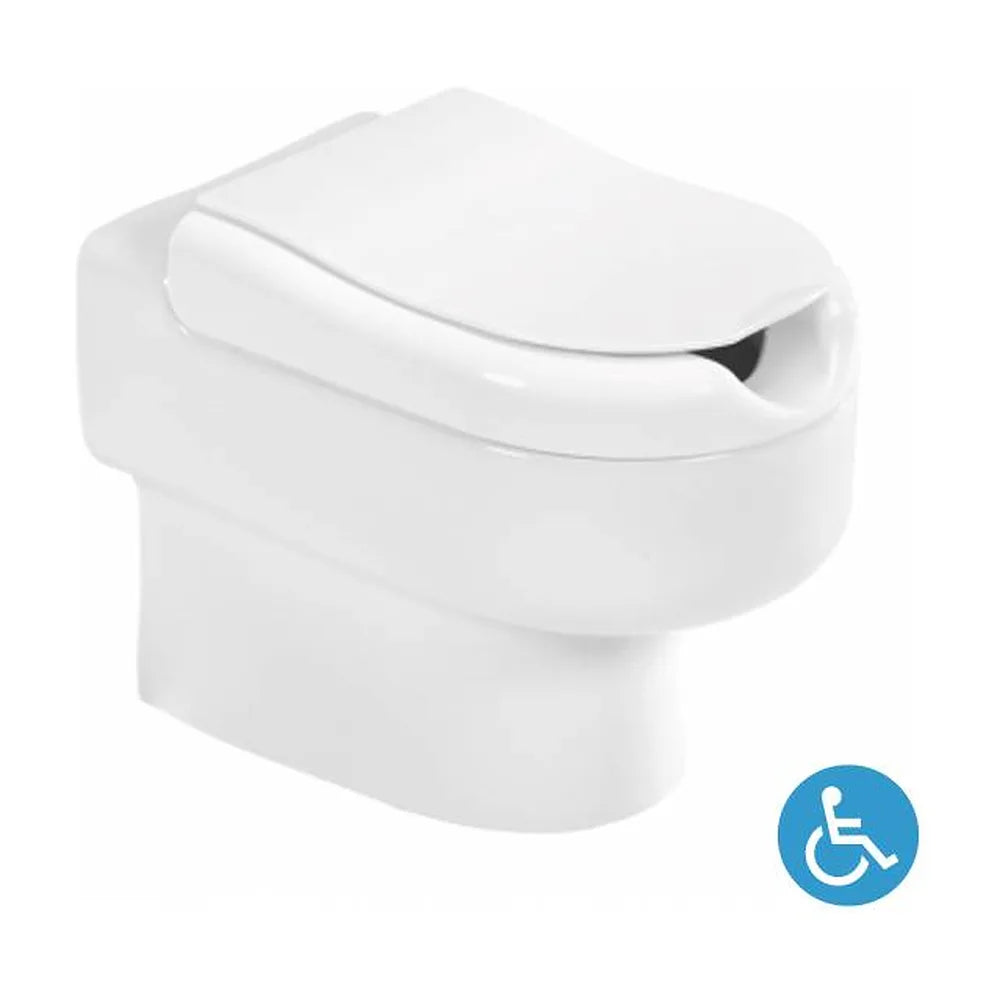 Inodoro de Suelo Adaptado Movilidad Reducida New WCCare Unisan Blanco - Vista 1