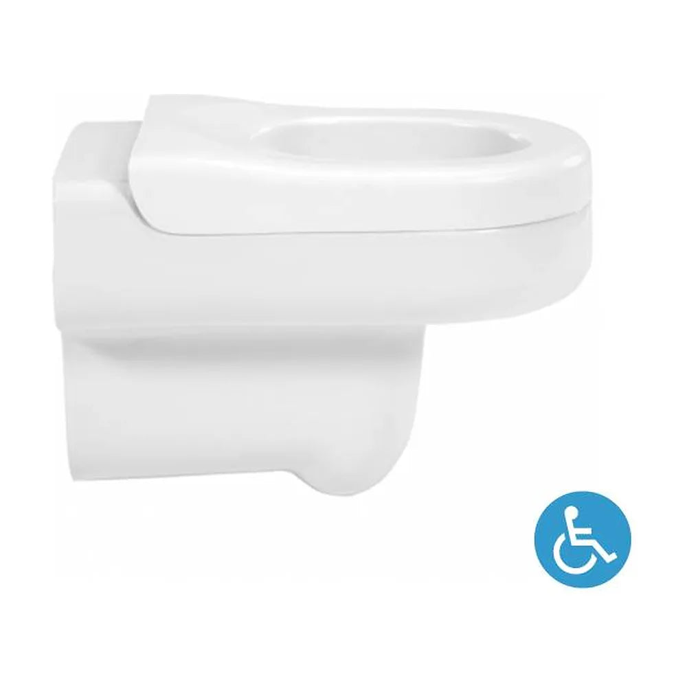 Inodoro Suspendido Adaptado Movilidad Reducida New WCCare Unisan Blanco - Vista 3