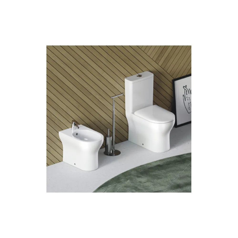 Inodoro Completo de Suelo Rimflush Winner Unisan Blanco - Vista 4