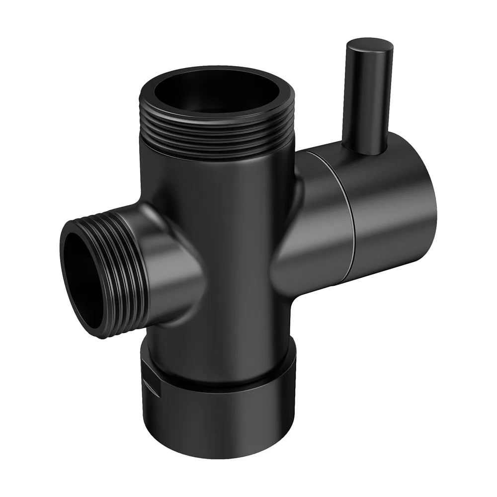 Distribuidor de barra de ducha negro mate de Valaz Valaz