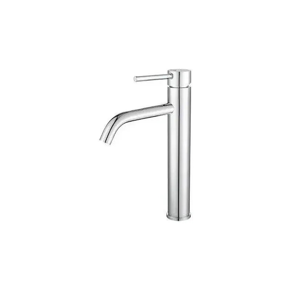 Grifo de lavabo alto monomando de agua fría en latón cromado Ason de Valaz Valaz