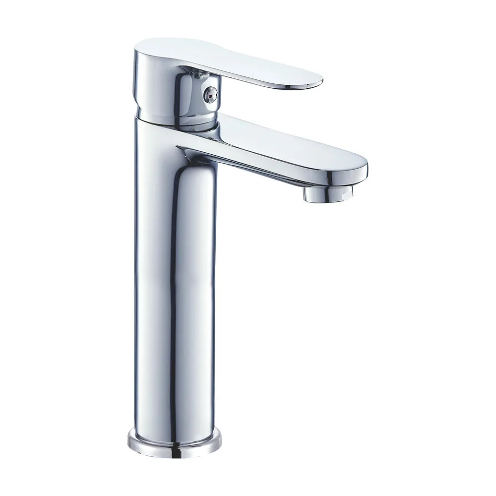 Grifo de lavabo alto para pica monomando redondo en cromado Viar de Valaz Valaz