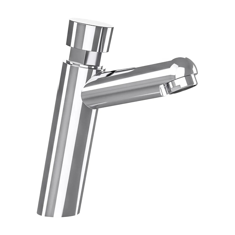 Grifo de lavabo con pulsador temporizador en cromado Navia de Valaz Valaz