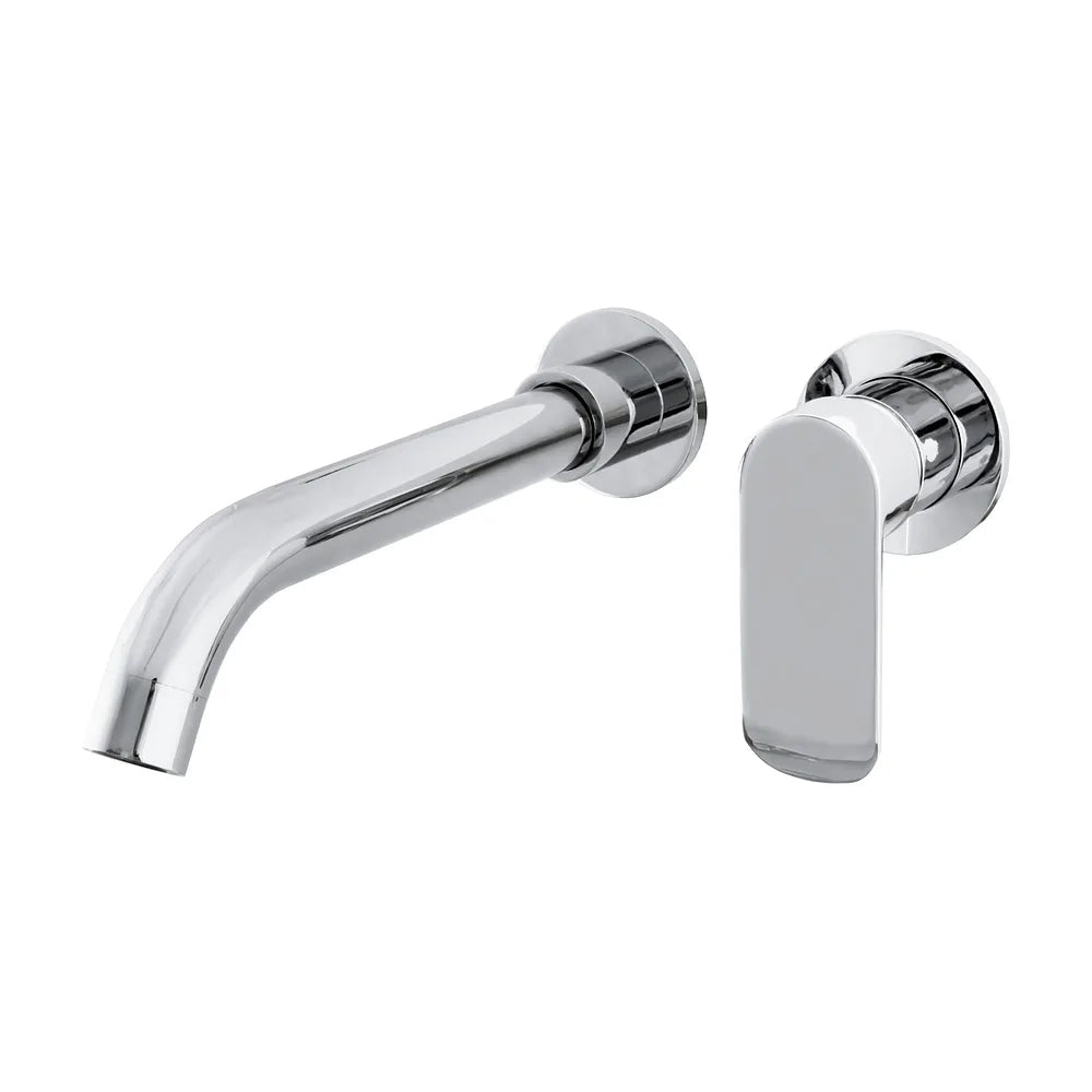 Grifo de lavabo empotrado monomando con caño de 21 cm en cromado Tuejar de Valaz Valaz