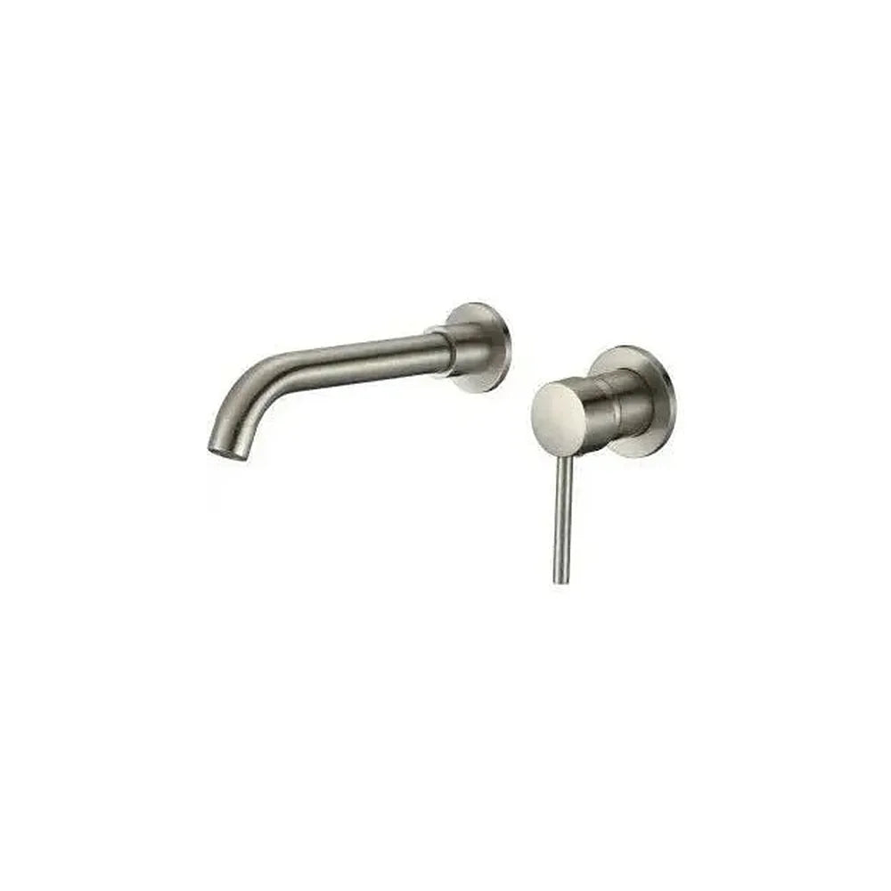 Grifo de lavabo empotrado monomando en latón acero cepillado Guadiana de Valaz Valaz
