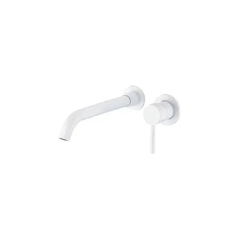 Grifo de lavabo empotrado monomando de 26 cm en latón color blanco Guadiana de Valaz Valaz