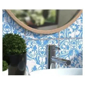 Vista principal de Grifo de lavabo monomando con caño recto en latón cromado Palancia de Valaz