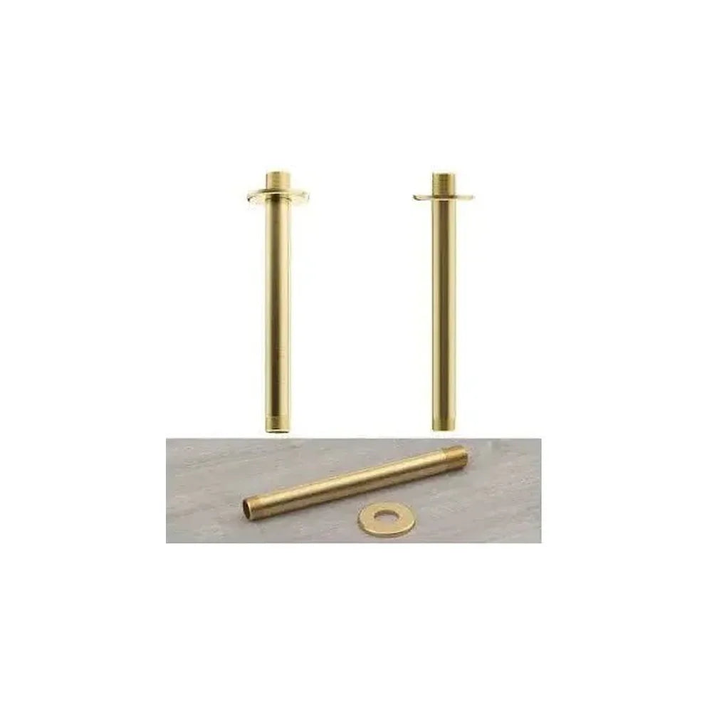 Soporte de rociador de ducha para techo de latón de 17 cm en dorado cepillado de Valaz Valaz