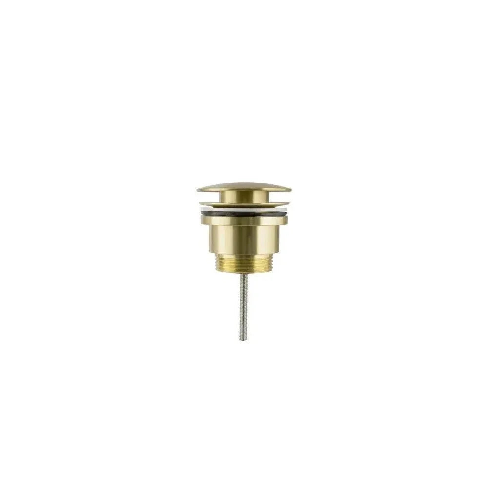 Válvula click clack para lavabo y bidet de latón dorado cepillado de Valaz - Marca Valaz en MerkiMarket
